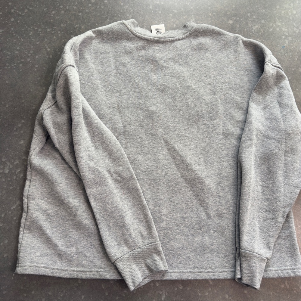 Walt Disney World Mickey Mouse Quilted Gray Sweatshirt - Size L - Picture 2 of 9